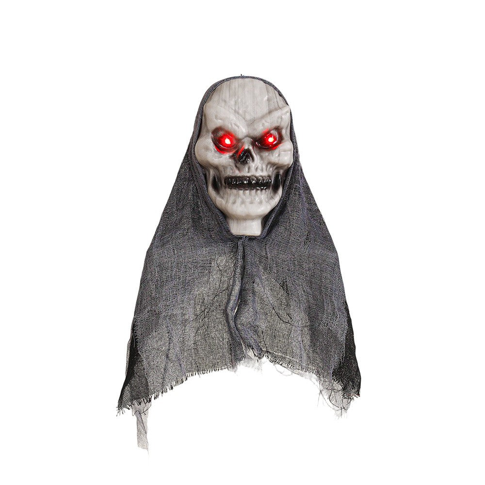 1/2Pcs Halloween Horror Skeleton Ghost Decoration Party Hanging Skull Skeleton Ornament Props Haunted Halloween Outdoor Decor