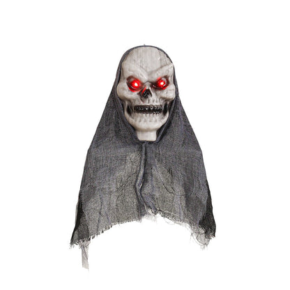 1/2Pcs Halloween Horror Skeleton Ghost Decoration Party Hanging Skull Skeleton Ornament Props Haunted Halloween Outdoor Decor