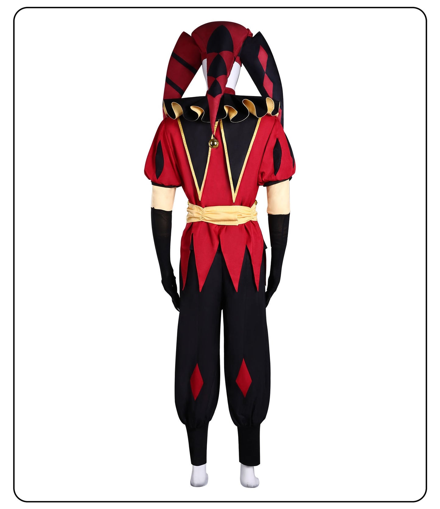Hazbin Hotel Fizzarolli Cosplay Costume The Amazing Digital Circus Pomni Pierrot Harlequin Clown Outfit Halloween Party Costume