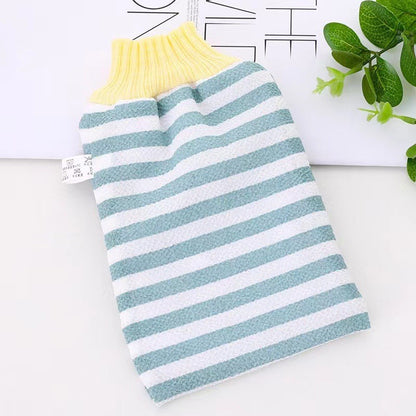 1pc Exfoliating Bath Gloves Body Scrubber Gloves SPA Shower Mitt Rub Body Wash Cleaning Tool Back Massager Towel Bath Supplies