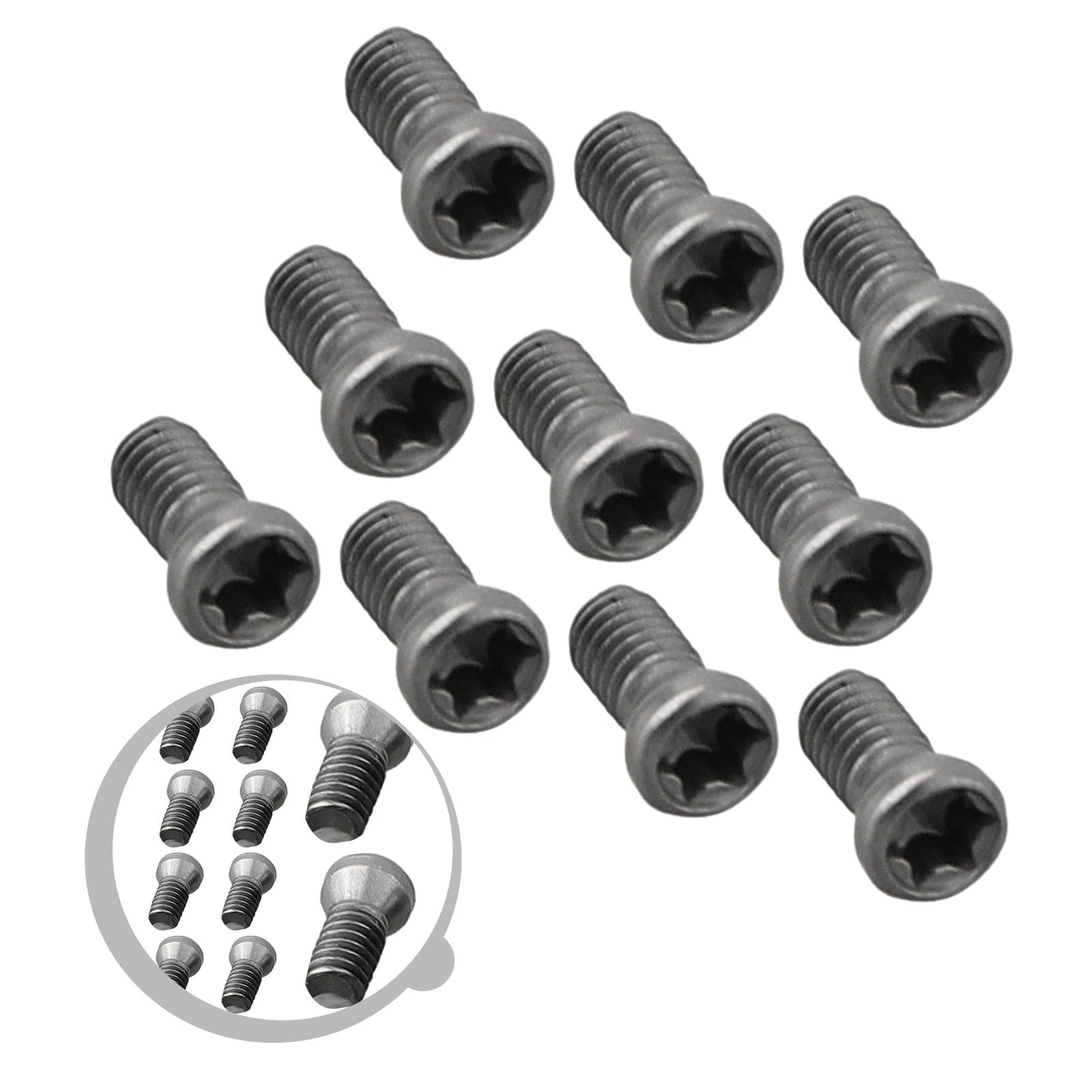 10 Peças Parafusos Torx M2.5 M3.5 Para Substituir Pastilhas de Metal Duro Ferramentas de Torno CNC Oficina Ferramentas Manuais Suprimentos
