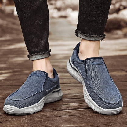 Men's Shoes Comfortable Canvas Shoes Plus Size 48 Breathable Loafers Men's Walking Sports Shoes Men's Trendy Casual Sports Shoes
