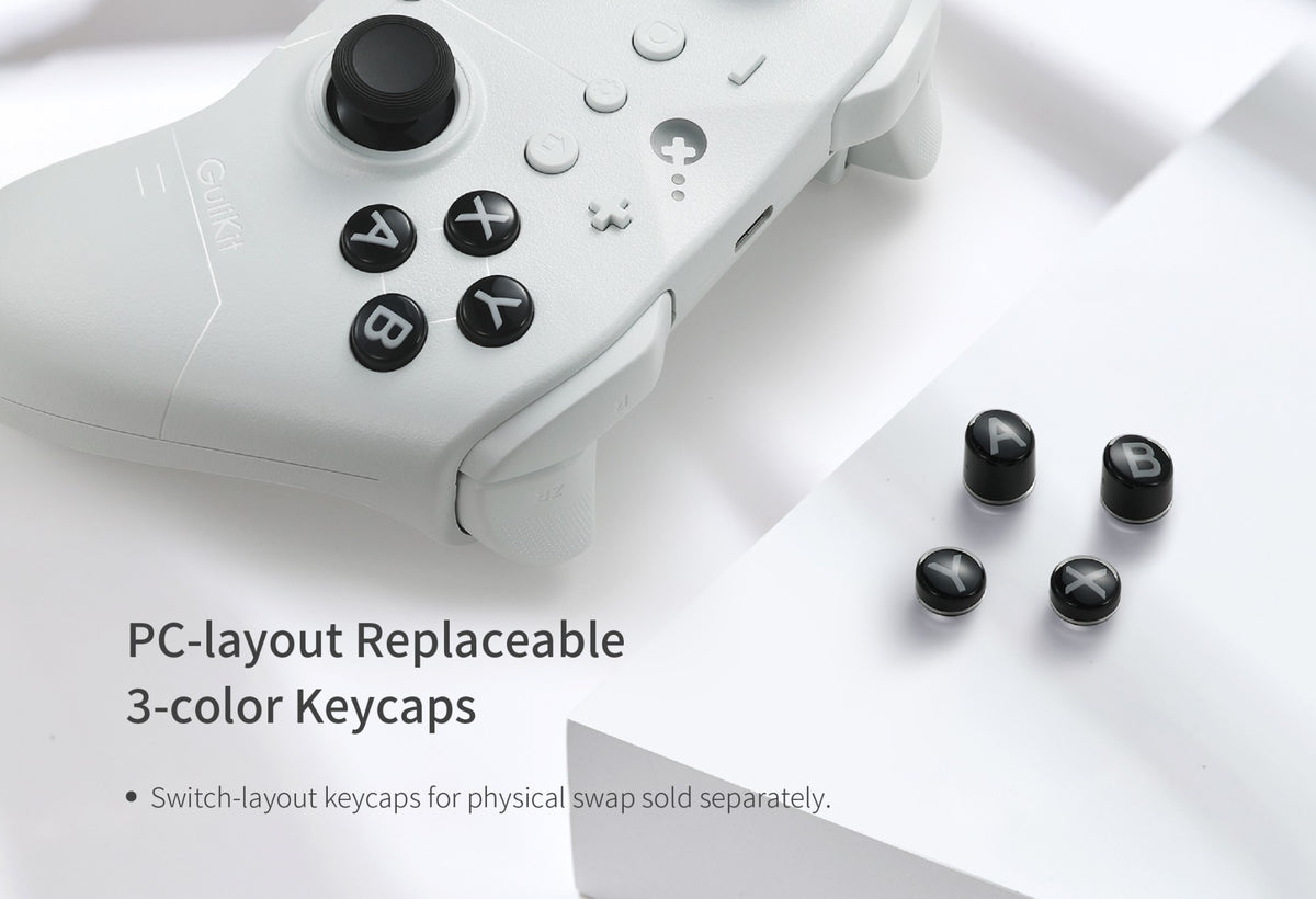 GuliKit ES Pro E-sports Bluetoth Controller,Wireless Gamepad with TMR Joystick for Nintendo Switch 1/2PC Windows Android