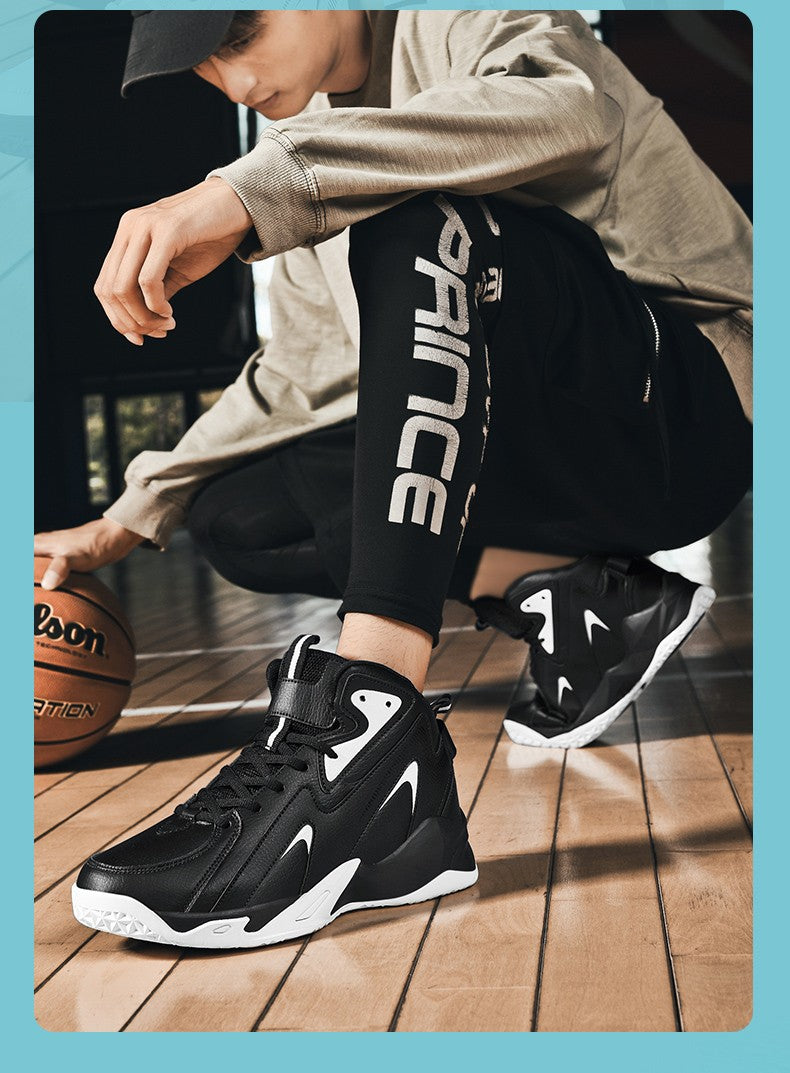 Men's plus size casual sneakers Four seasons breathable light outdoor basketball shoes fashion youth Joker sports running shoes