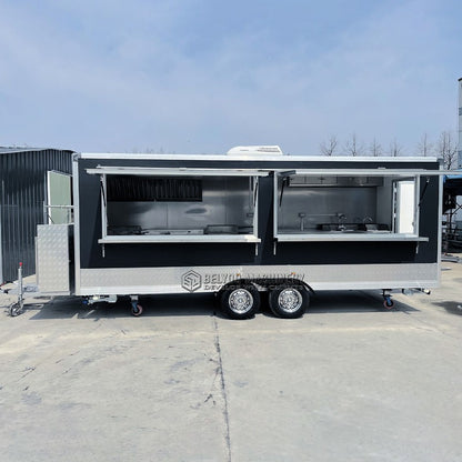 Carrinho de comida para fábrica, caminhão de tacos, trailer de churrasco móvel, carrinho de sorvete, trailer de concessão, carro de venda de suco, trailers de comida totalmente equipados