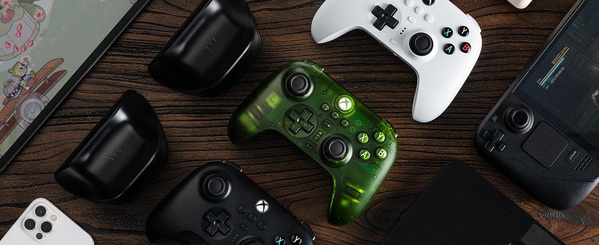 8BitDo Ultimate 3-mode Controller Hall Effect Joysticks with Charger Dock Wired for Xbox Series X/S, Xbox One Windows Android