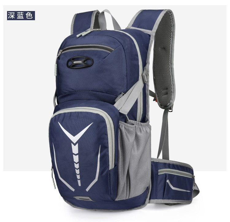 Outdoor mountaineering and cycling travel backpack, multifunctional waterproof nylon bag, suitable for men and women