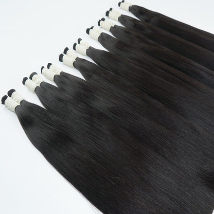 18A Cabelo Humano Duplo Desenho Vietnã a Granel Tranças Boho Extensões de Cabelo Curto Menos Liso Não Trama 300g 613#