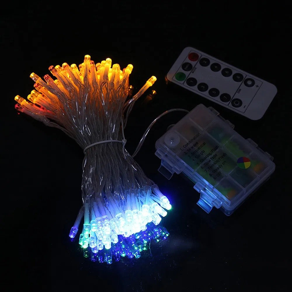 Battery Operated 20/40/80/160Led String Light Christmas Lights for Garland Wedding Party Holiday Decorations