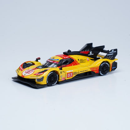 New In Stock Bburago 1:43 24h Le Mans Ferrari 499p 2024 #83 Includes Base And Acrylic Box Alloy Miniature Diecast Model Toys