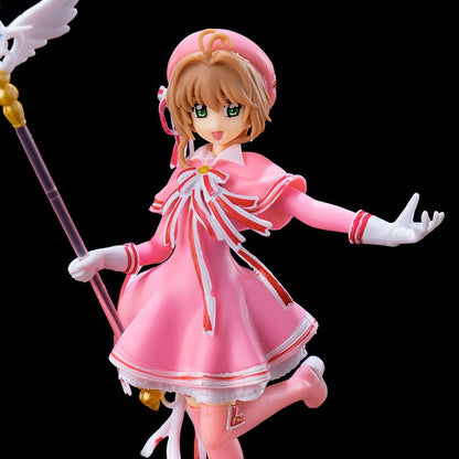 22CM Anime Card Captor Sakura Clear Card-hen Kinomoto Sakura Boneco de Ação em Pé Brinquedo Presente Colecionável