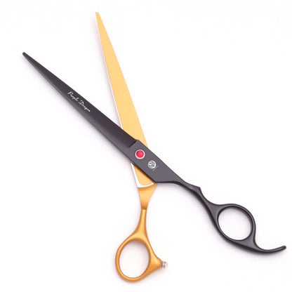 Dog Grooming Scissors Professional Stainless 7.5" Pet Hairdressing Scissors Dog Curved Scissors Thinning Shears Color Comb Z3088