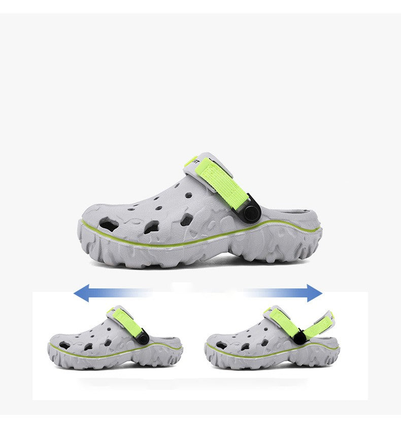 2025 Summer New Breathable Soft-Sole Outdoor Sports Sandals  Versatile Casual Two-Way Trendy Sandals