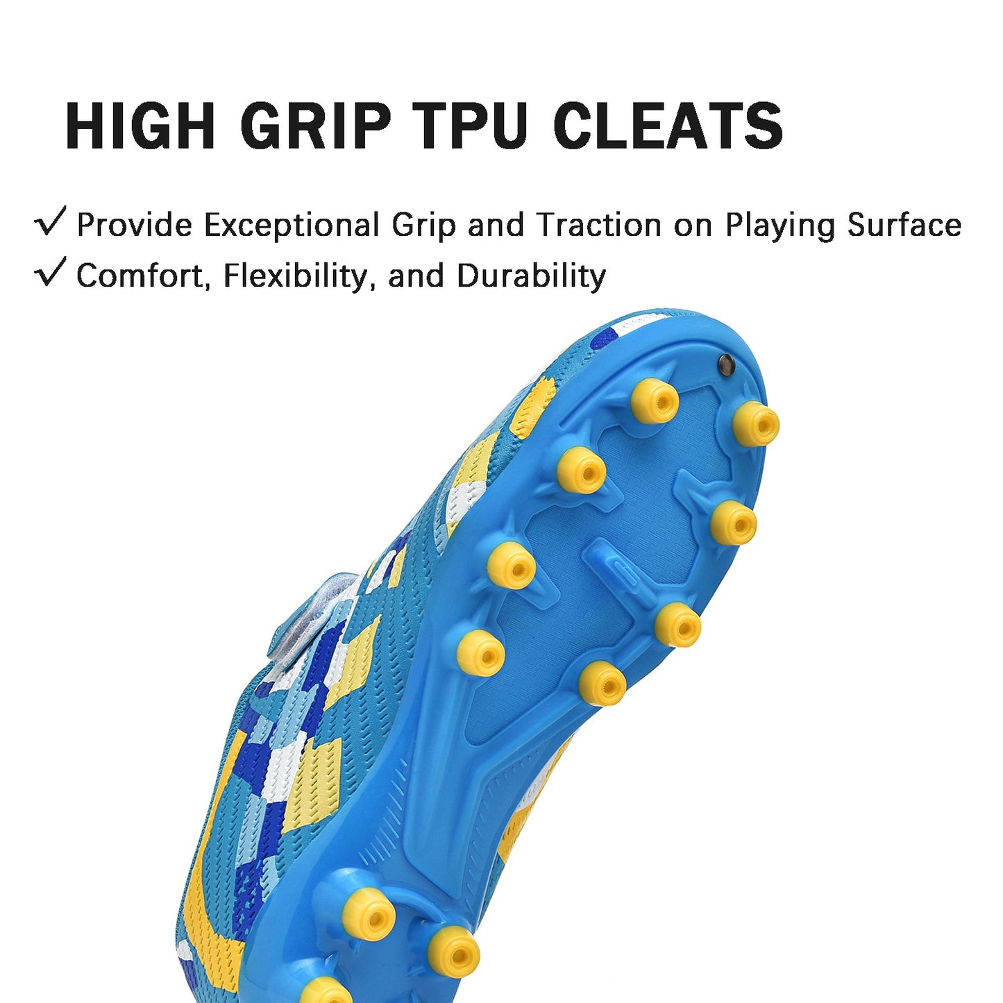 Kids Soccer Cleats Athletic Outdoor FG Football Boots Boys Girls Training Sneakers AG Youth Soccer Shoes for Little/Big Kids