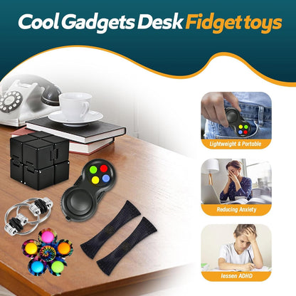 7/14 PCS Fidget Toys Adults Set,Relieves Stress Anxiety Fidget Toys for Kids and Adults with ADD,ADHD, Autism or Anxiety