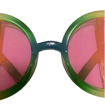 New Peace Anti War Style Round Sunglasses Women Men Sun Glasses Circular Shades Eye Glasses for Party Female Eyewear Sunglasses