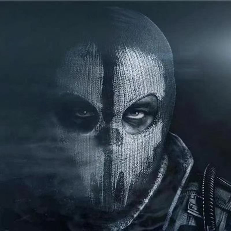 Halloween new mask Black Mask Balaclava Beanies Hats Men Ghost Skull Full Face Warmly Mask Hood Beanie Ggorros Hombre Casquette