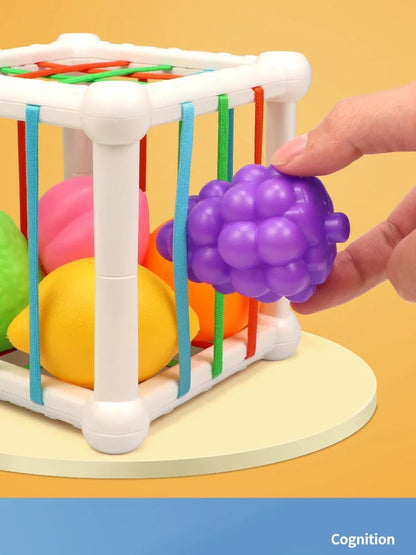 7Pcs Kids Educational Cube Shape Matching Stacking Learning Toys Educational Play Games Baby Toys