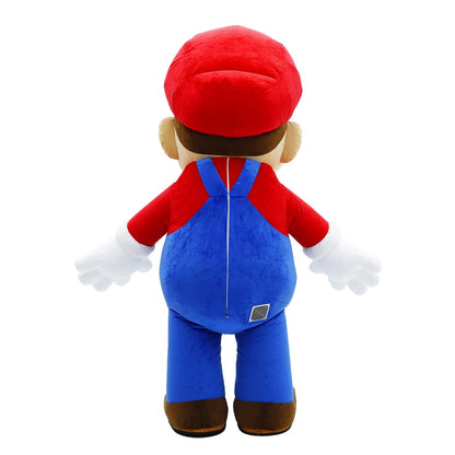 Craftsman Old Man Inflatable Clothing Mascot Parade Adult Character Cosplay Birthday Halloween Party Event Plush Set