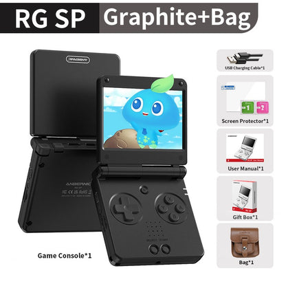 Anbernic RGSP Flip Retro Handheld Game Console Linux 64-bit 3300mAh Portable Gaming Player Supports Wifi RixelHK Streaming RG SP
