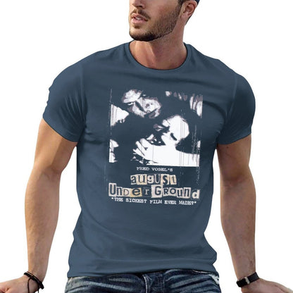 August Underground (2001) America Horro T-Shirt t shirt man plain t shirts for man pack cotton T-Shirt
