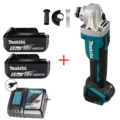 Esmerilhadeira Angular Sem Fio Makita DGA404 125mm com Motor Brushless, a Bateria de Íons de Lítio, para Cortar, Polir e Lixar, para Bateria Makita 18V