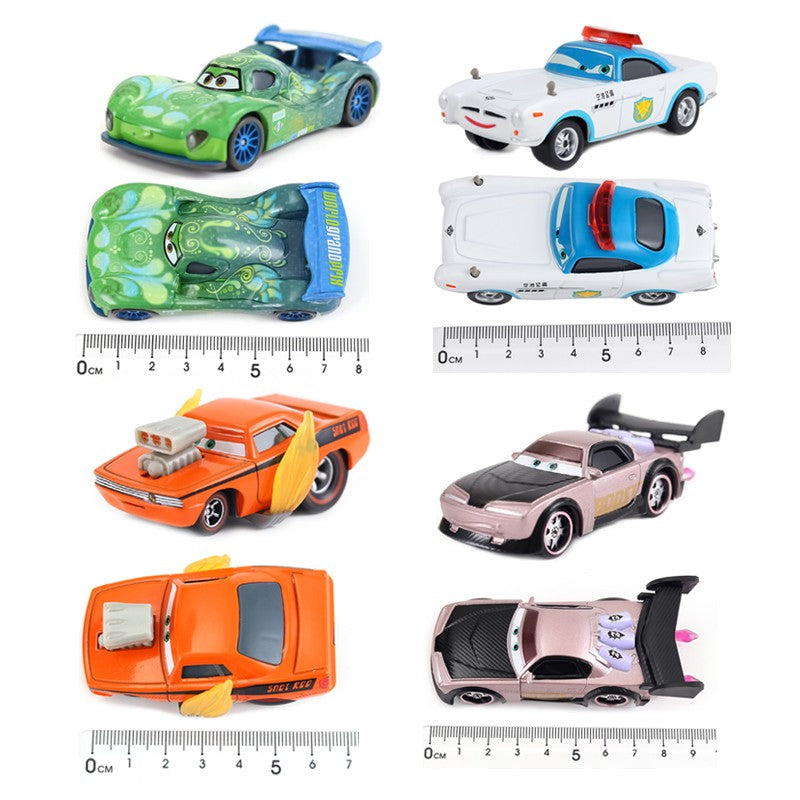 Carros 2 Disney Pixar Carros 3 Fabulous Hudson Hornet Sally Mate Relâmpago McQueen Carrinhos de Liga Metálica Fundida Modelo Presente para Crianças Brinquedo para Meninos