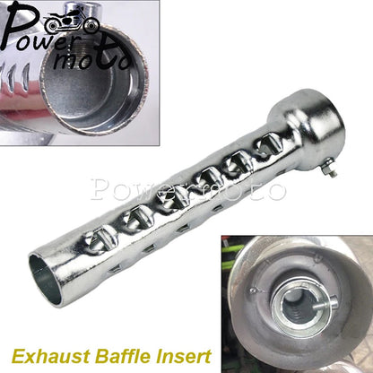 Motorcycle Exhaust Muffler 8" Length Muffler w/ DB Killer Noise Eliminator For Harley Softail Dyna Fat Bob FLHT FXST Drag Pipes