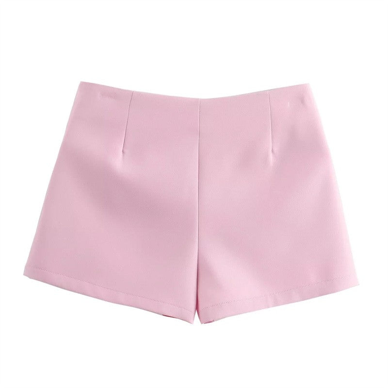 MUJER 2025 Pink White Mini Skirt Woman Fashion Bow Skort For Women Summer Slit S