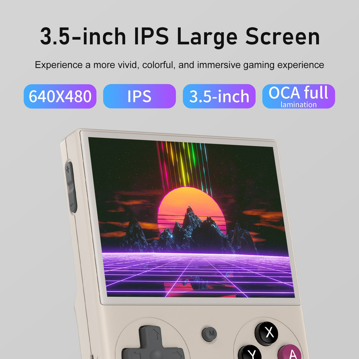 Anbernic  RG 35 3.5-inch IPS Retro Game Console Linux 64-bit RG35 Handheld Video Gaming Player 32G With  3200 mAh Battery