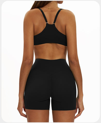 2 Pieces Women's Tracksuit Seamless Yoga Set Workout Outfit Sportswear Gym Clothing High Waist Leggings Fitness Bra Sports Suits