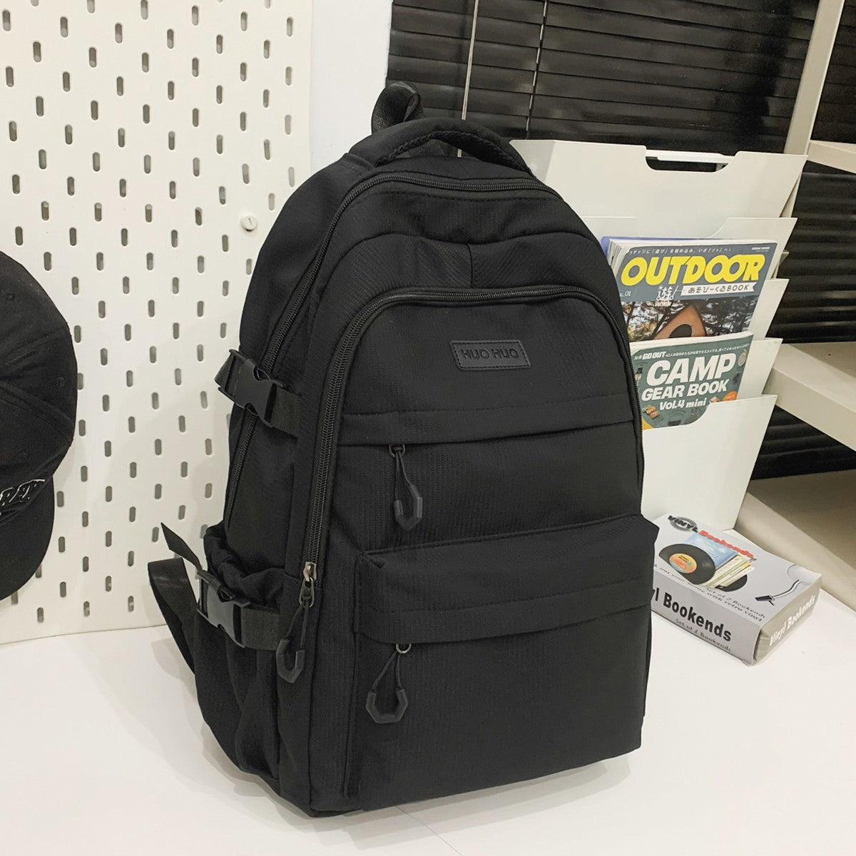 Mochila Escolar Unissex Nova Japonesa Simples de Estudante do Ensino Médio e Fundamental Mochila de Grande Capacidade