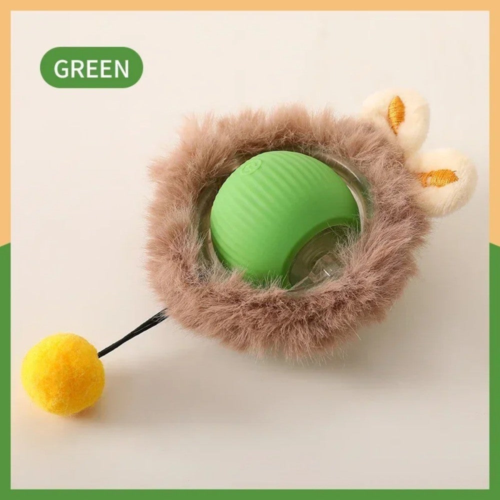 Brinquedo para Gato Bola Interativa Inteligente para Pets Brinquedos para Gatos Internos Bola Mágica de Rolamento Automático Brinquedo Eletrônico Interativo Acessórios para Gatos