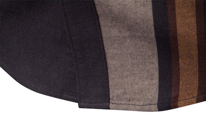 AIOPESON Men's Classic Plaid Shirt 100% Cotton Long Sleeve Autumn Winter Thicken Office Formal Business Executive Shirts