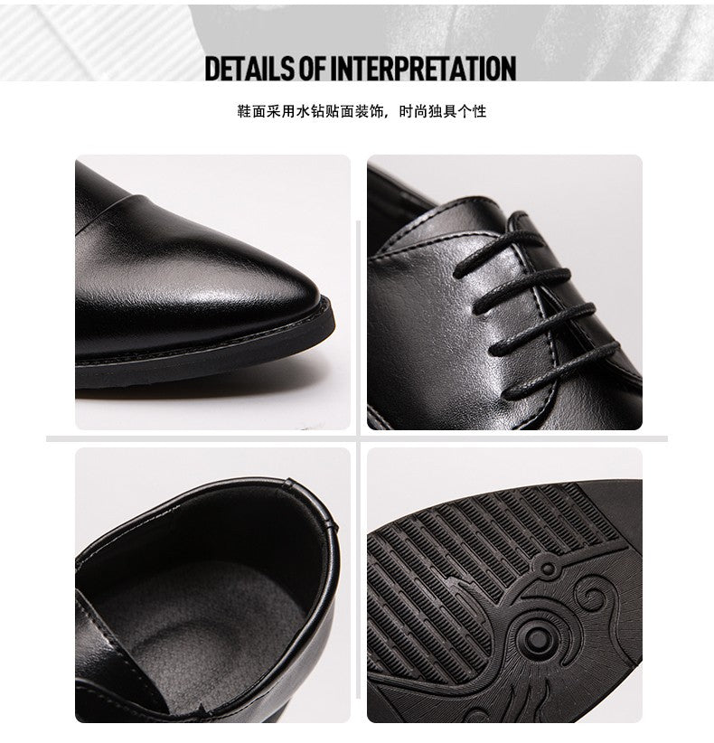 Men's Dress Shoes Classic Casual Business Leather Shoes Men Retro Office Wedding Leather Formal Social Brogues Shoes For Men