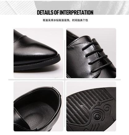 Men's Dress Shoes Classic Casual Business Leather Shoes Men Retro Office Wedding Leather Formal Social Brogues Shoes For Men