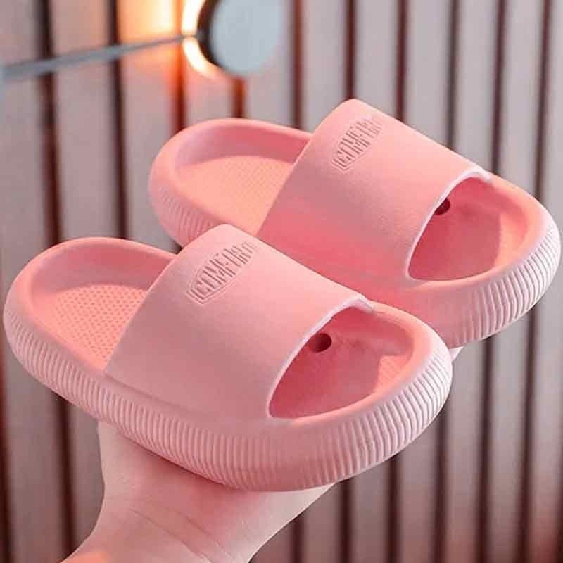 Children's Slippers for Summer Boys and Girls Indoor Bathroom Soft-Soled Thickened Anti-Slip Baby Slippers and Cool Sandals
