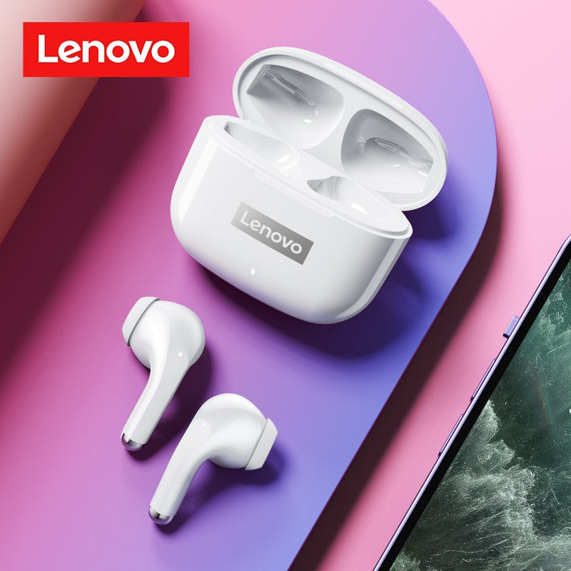 Fone de Ouvido TWS Original Lenovo LP40 Pro 100% Sem Fio Bluetooth 5.1 Esportivo com Redução de Ruído Controle de Toque 250mAh Novo 2022