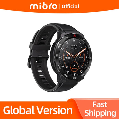 Smartwatch Mibro GS Pro Original Posicionamento GPS 5ATM À Prova D'água Chamada Bluetooth 105 Modos Esportivos Relógio Inteligente Para Homens Mulheres