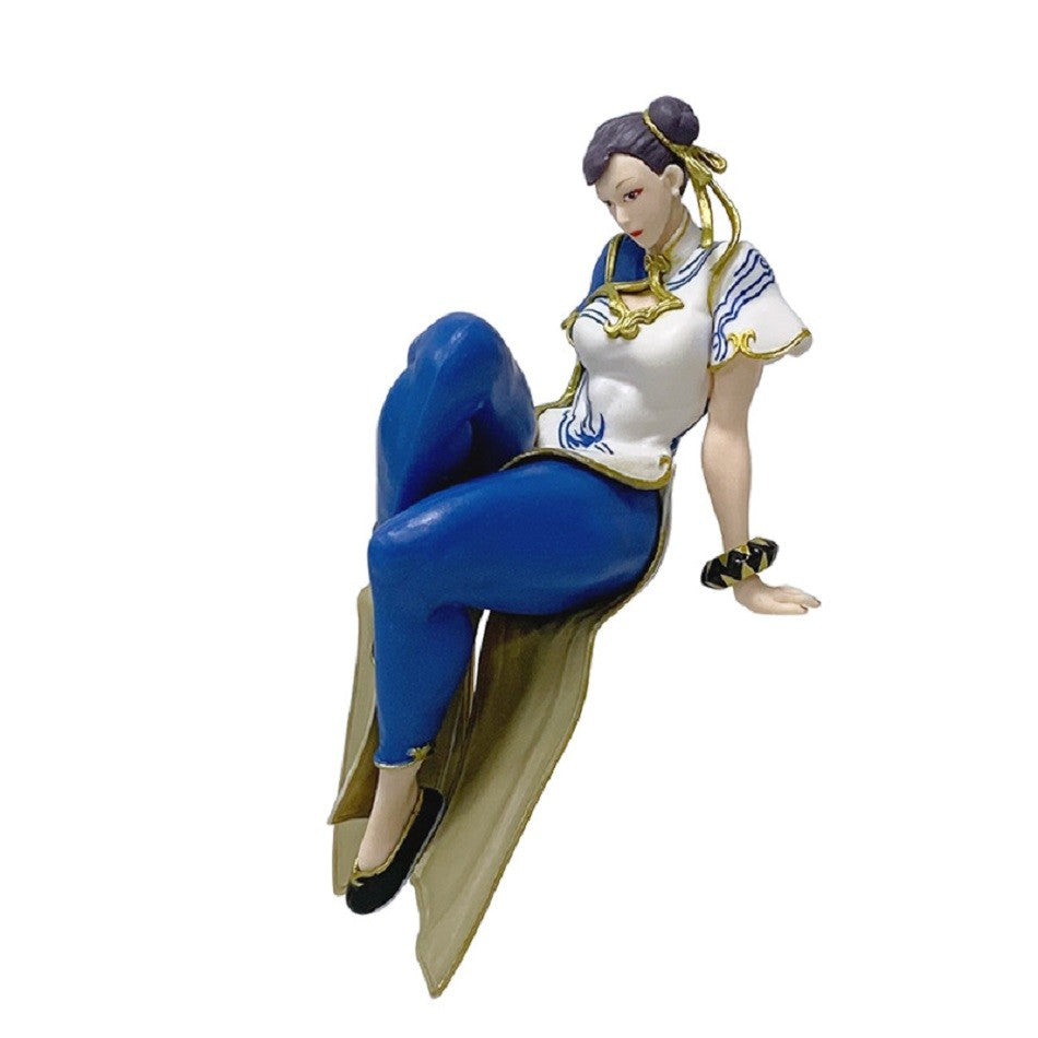 14cm Street Fighter 6 Anime Game Figure Chun-Li Ryu Action Figure Noodle Stopper Figurine Decorations PVC Collection Model Toys