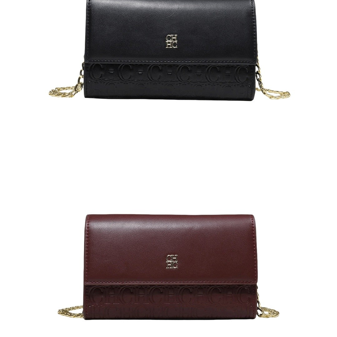 Exquisite Craftsmanship Women's Crossbody Bag Light Luxury Design Chain Bag Letter Elements Color Blocked Women's Chain Bag