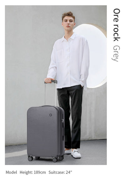 Mixi Puristic Design Travel Luggage Rolling Wheel Hardside Women Suitcase Men Trolley Case 16 20 Carry On/Big 22 24 26 28 Inch