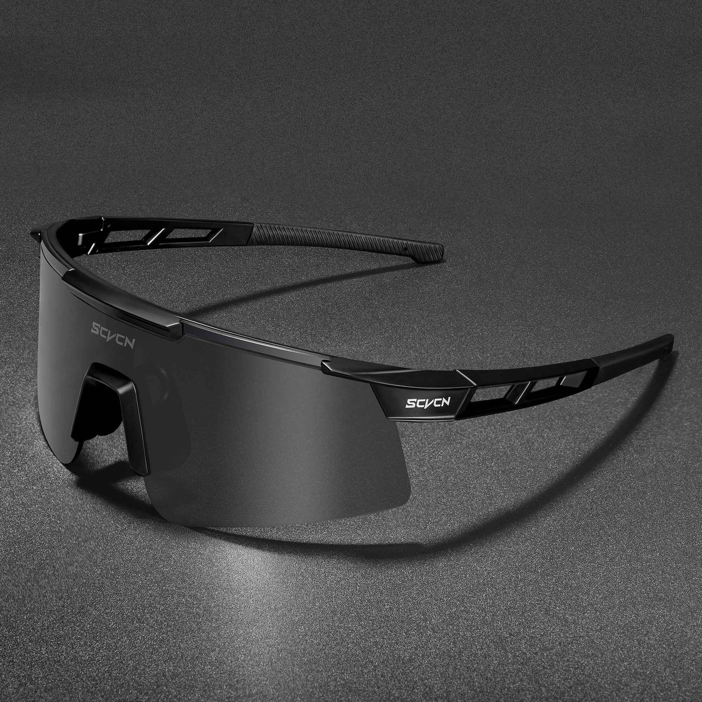 SCVCN Photochromic Cycling Glasses Bike Mountain Bicycle Golf UV400 Sunglasses Sport Protection Glasses for Men Women Baseball