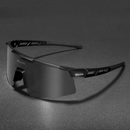 SCVCN Photochromic Cycling Glasses Bike Mountain Bicycle Golf UV400 Sunglasses Sport Protection Glasses for Men Women Baseball