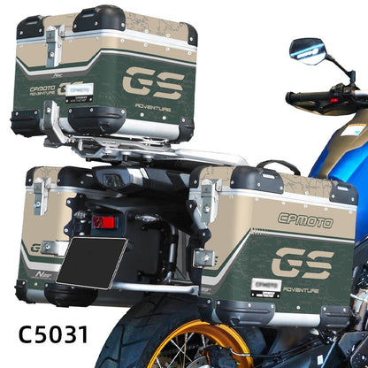 Adesivos de Motocicleta BIKE GP para CFMOTO 800MT N39° Conjunto de Adesivos Decorativos para Caixa de Ferramentas de Alumínio Baú de alumínio