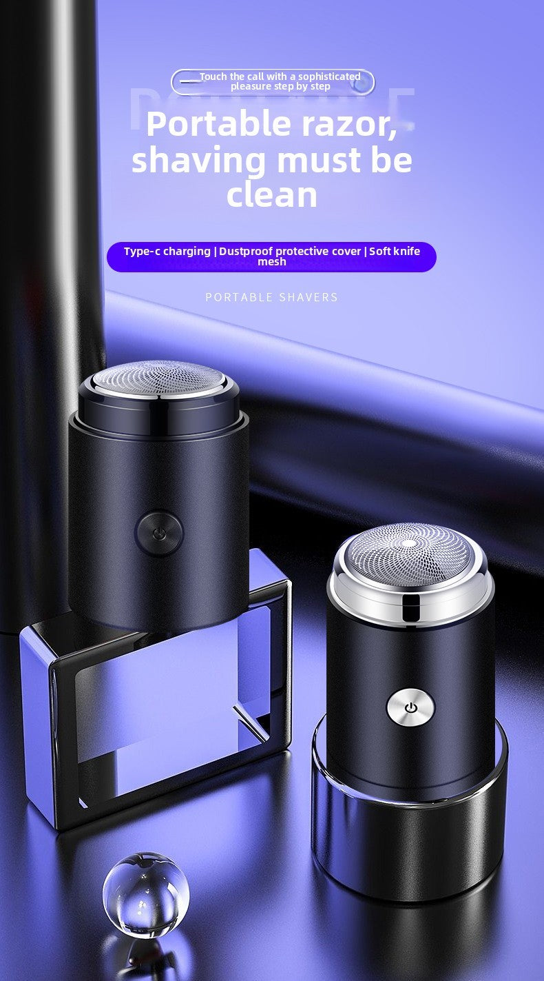 Men's shaver USB charging wireless stainless steel blade ultra long standby portable shaver waterproof travel shaver