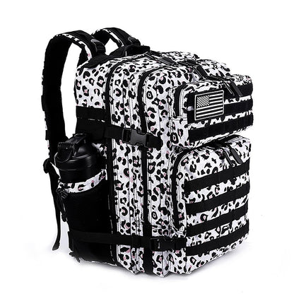 LHI Mochila Tática 45L/35L/25L para Homens e Mulheres, À Prova D'Água, Bolsa de Ginástica para Atletas, Mochila de Viagem para Caminhada ao Ar Livre com Porta-Garrafas