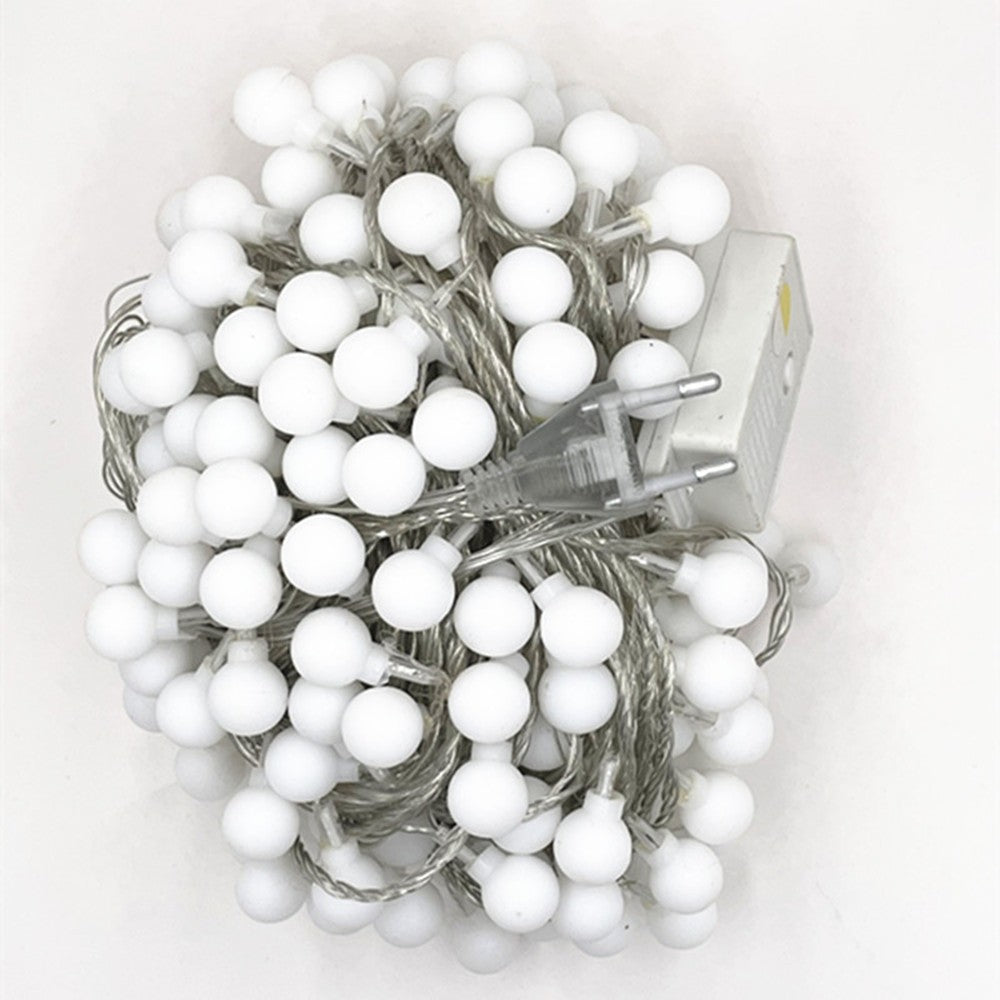 5M 10M 20M 30M 50M Cherry Balls LED Fairy String Lights  220V 110V Operated Wedding Christmas Outdoor Room Garland Decoration