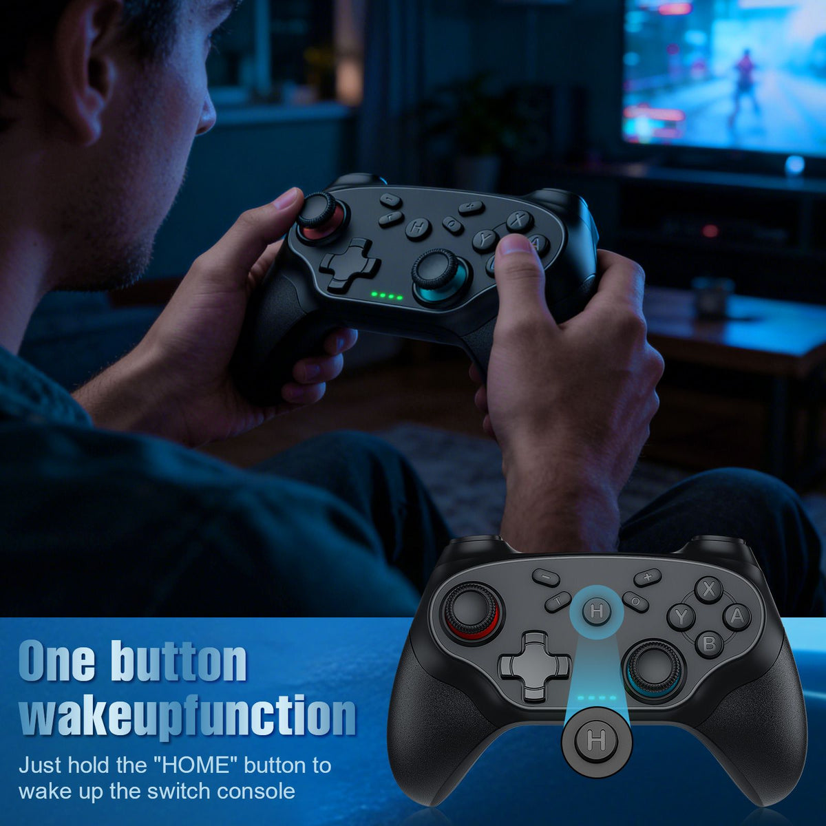 Wireless Controller For Nintendo Switch/Oled/Ios/Android Gamepads Turbo Game Controller Vibration Control Console Remote