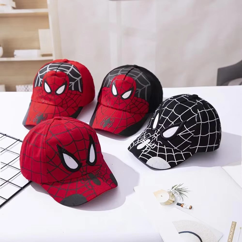 Boné de beisebol Homem-Aranha 2-8 anos Boné de beisebol infantil Hip Hop Street Snapback Homem-Aranha Desenho Animado Chapéu de Sol Viagem Presente de Aniversário Infantil